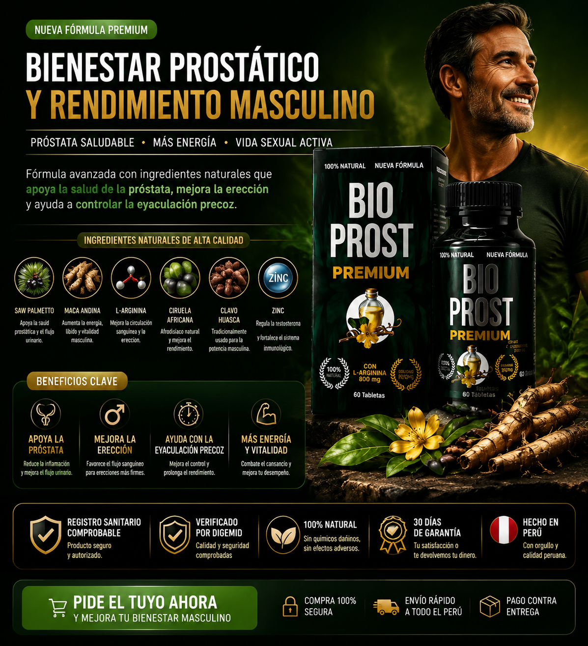 BIO PROST PREMIUM para un bienestar masculino