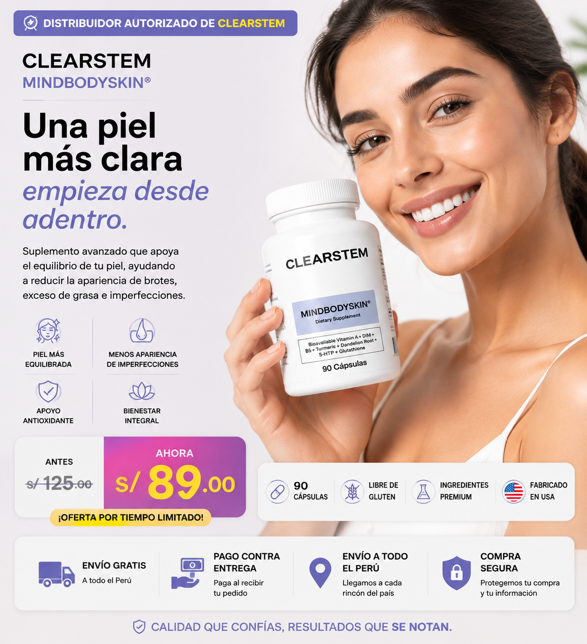 Clearstem™ - Arranca el Acné de Raíz