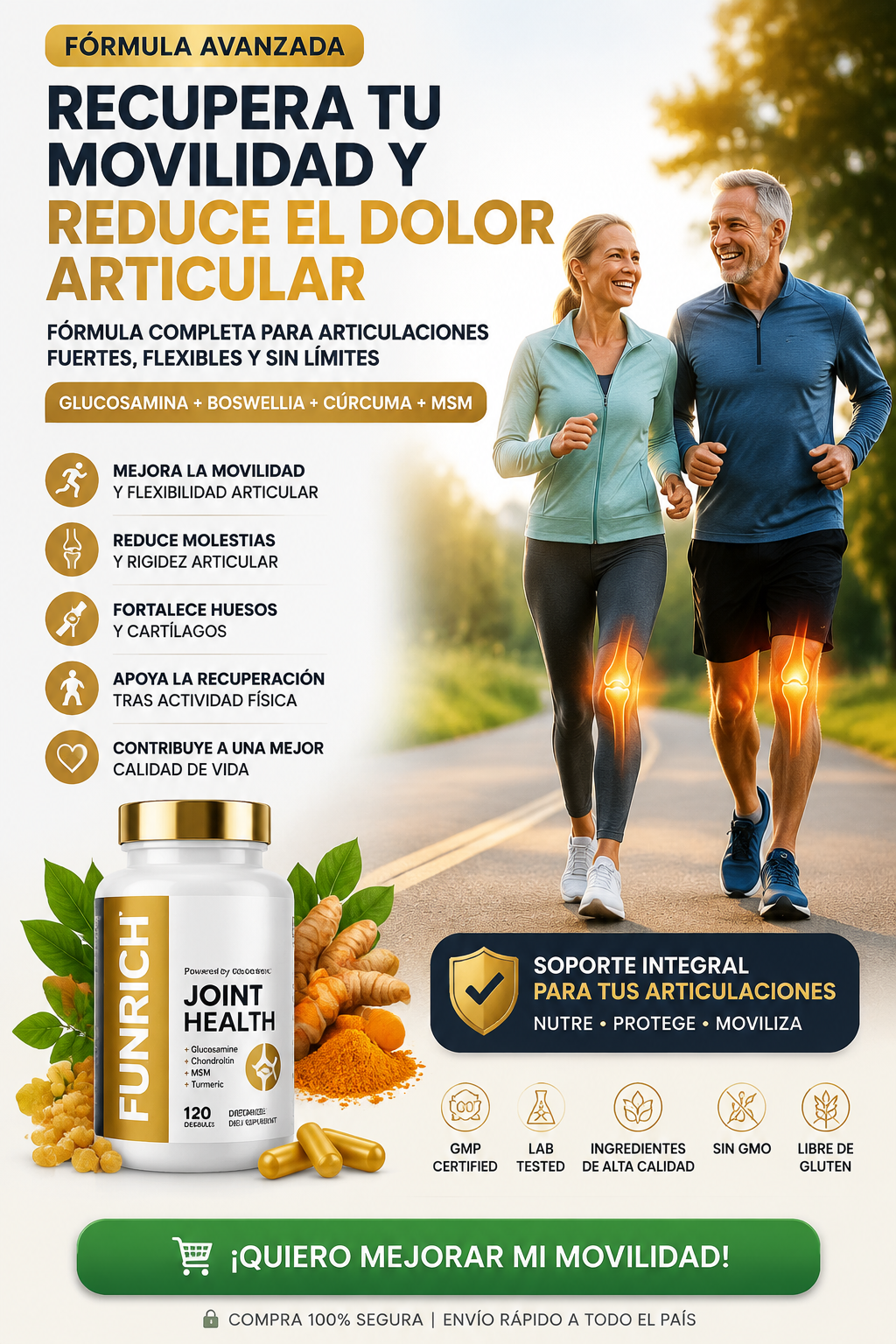 FUNRICH suplemento de apoyo articular