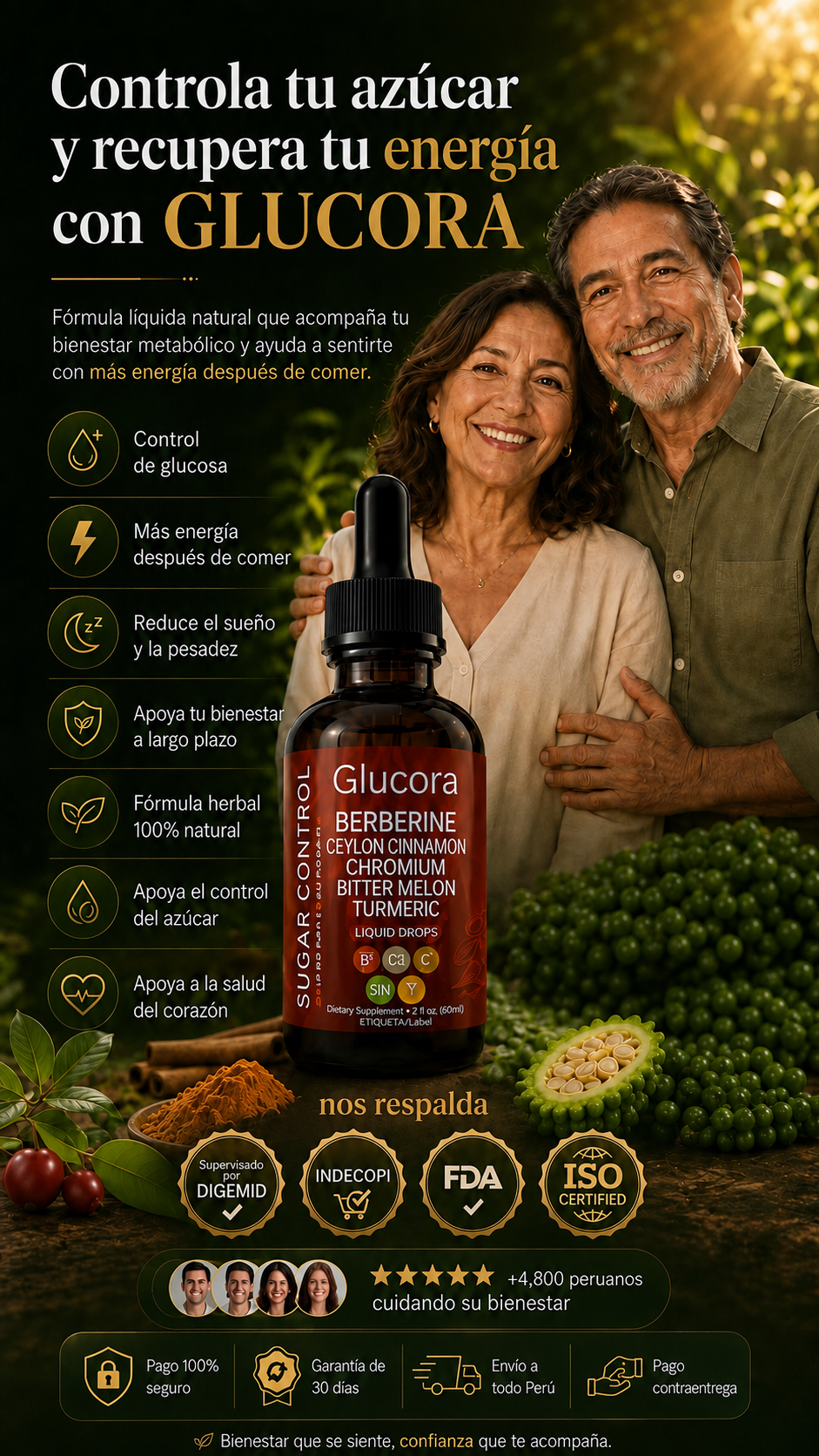GLUCORA | Controla el Azúcar y Protege tu Corazón