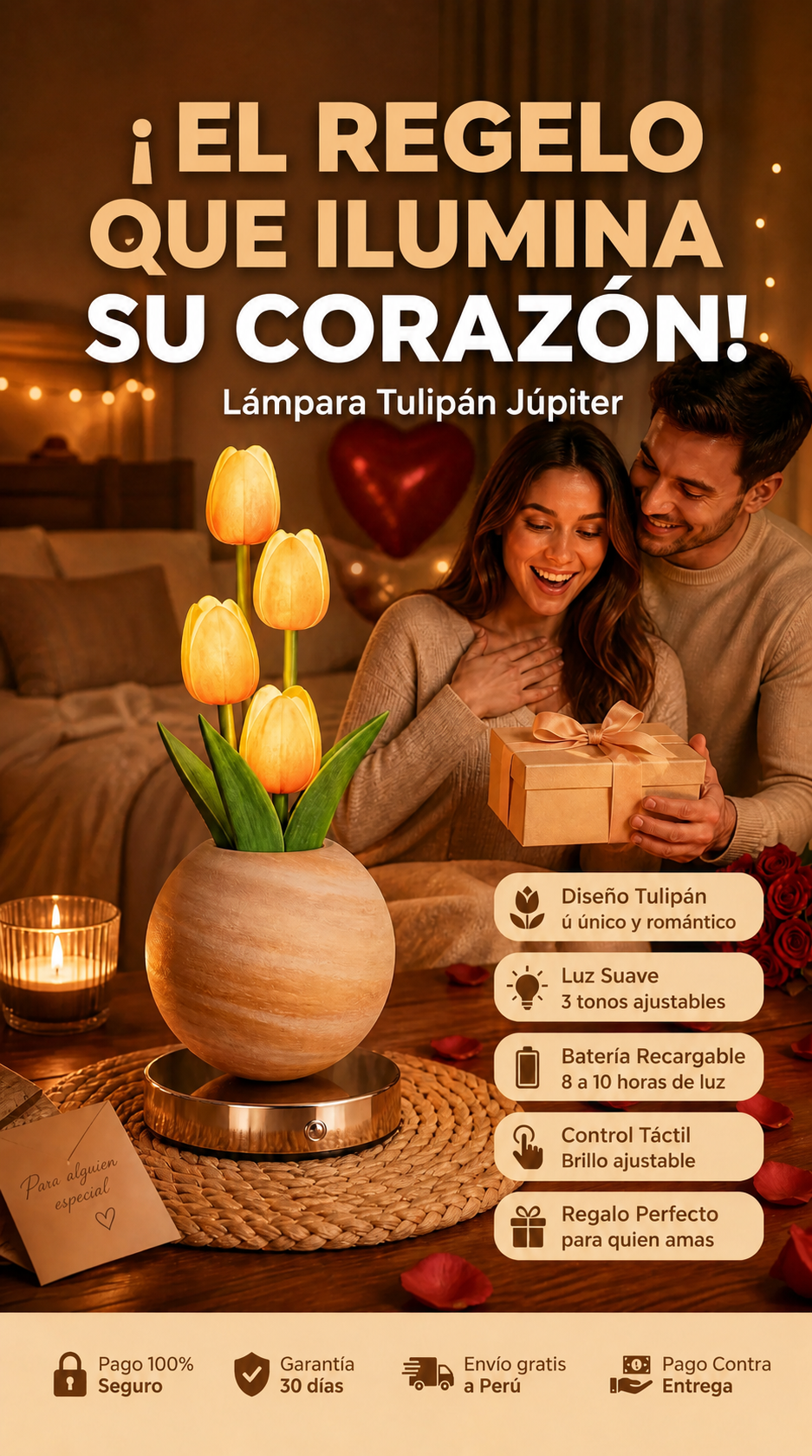 La lámpara tulipán que ella sueña tener en su cuarto. 💕