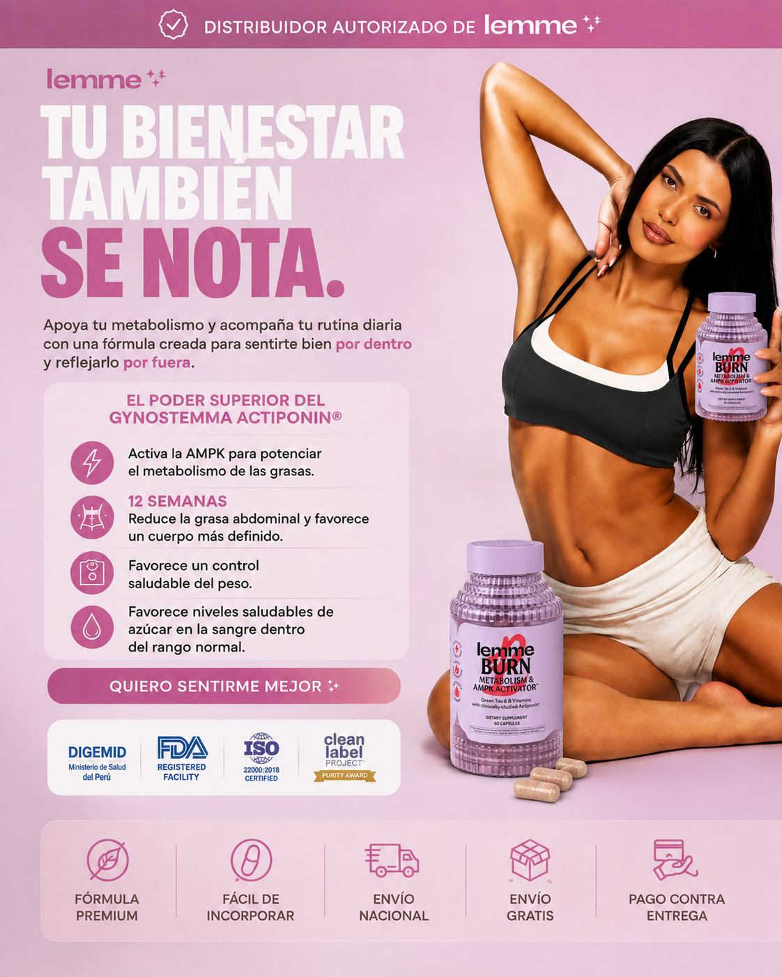 LEMME BURN® | ¡DE GRASA ACUMULADA A CINTURITA DE AVISPA!