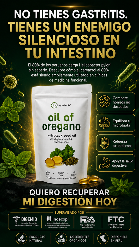 ACEITE DE ORÉGANO descubre el poder de una fórmula premium
